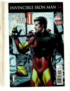 Lot Of 6 Invincible Iron Man Marvel Comic Books # 10 11 (2) 12 13 14 Hulk MF22