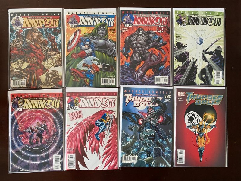 Thunderbolts comic lot 43 diff from:#11-76 + ANN 8.0 VF (1998-2003)