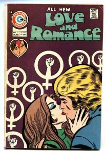 Love and Romance #21 1975-Charlton-Feminism cover / issue