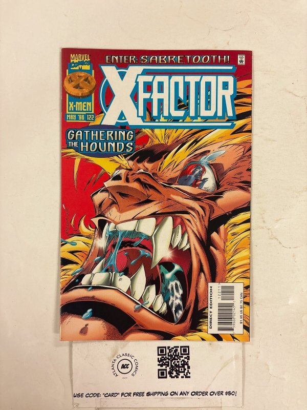 X-Factor #122 NM Marvel Comic Books Polaris Havok Wolfsbane Madrox 15 HH114