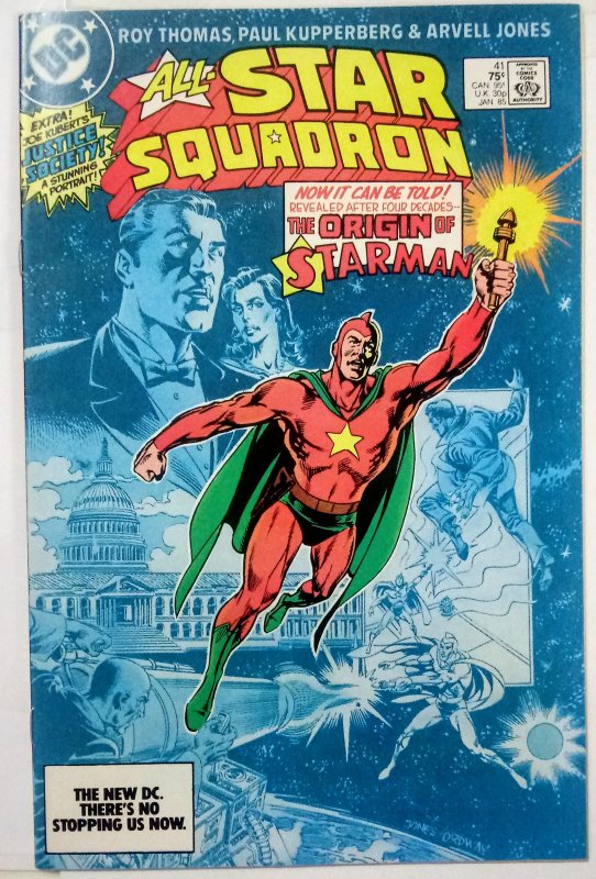 All-Star Squadron #41 (VF/NM) Origin of STAR-MAN!