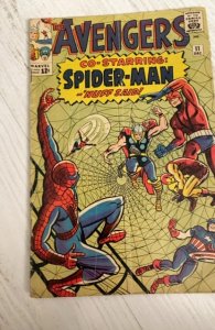 The Avengers #11 (1964)1st Spider-Man in this title Kapp app see deecrpt