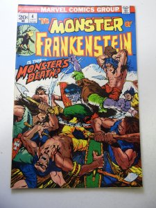 The Frankenstein Monster #4 (1973) FN+ Condition