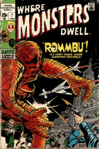 Where Monsters Dwell #7 (1971) Rommbu