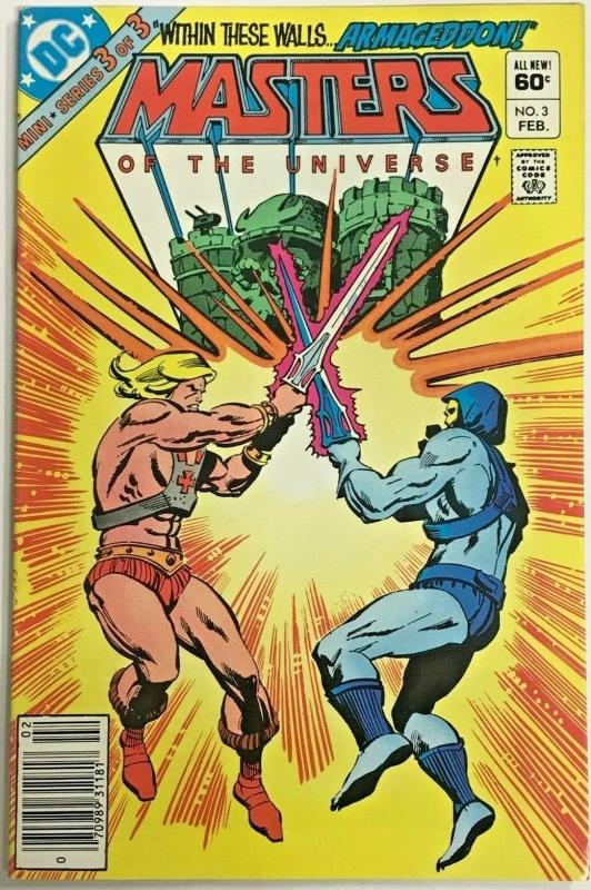 MASTERS OF THE UNIVERSE#3 VF 1982 DC BRONZE AGE COMICS