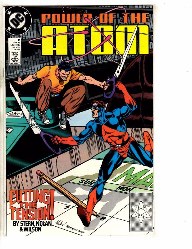 Lot Of 7 Power Of The Atom DC Comic Books # 5 6 7 8 9 10 11 Batman Flash J271