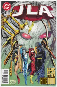 JLA (vol. 1, 1997) #  9 FN Morrison/Oscar Jimenez, Key, Green Arrow