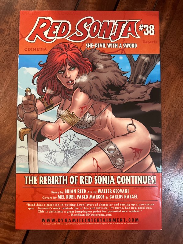 Red Sonja #37 Marcos Cover (2008)