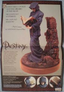 DESTINY STATUE Promo poster, 11x17, 1997, Unused, more in our store