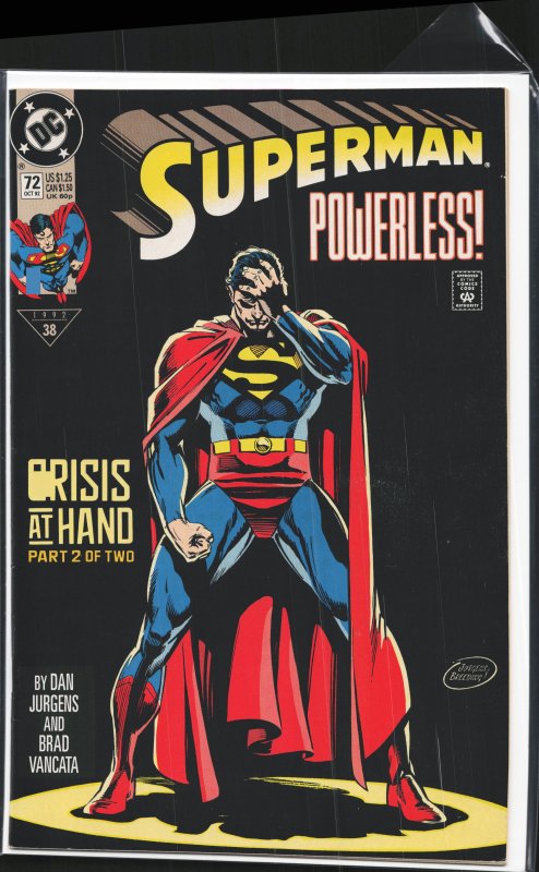 Superman #72 (1992) Superman