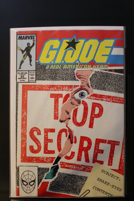 G.I. Joe: A Real American Hero #93 Newsstand Edition (1989)