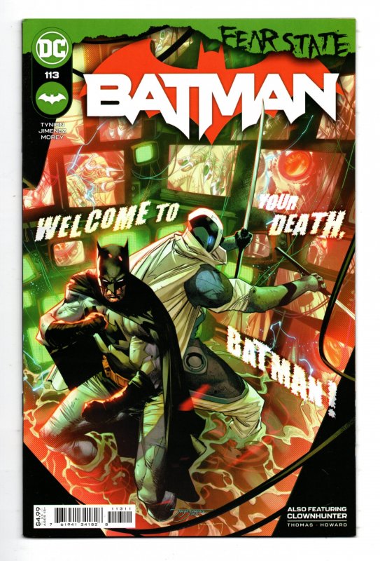 BATMAN #113 (2021) JORGE JIMENEZ | TRADE DRESS | FIRST APPEARANCE PEACEKEEPER X