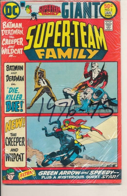 DC Super Team Family #2 Batman Deadman Creeper Wildcat F+ (6.5) (639J) 