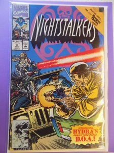 NIGHTSTALKERS # 2 MORBIUS BLAZE BLADE BOOK HAD A SUBSTANCE ON A COUPLE CORNERS