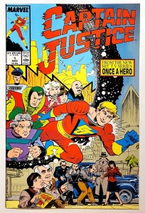 Captain Justice #1 (March 1988, Marvel) 6.5 FN+