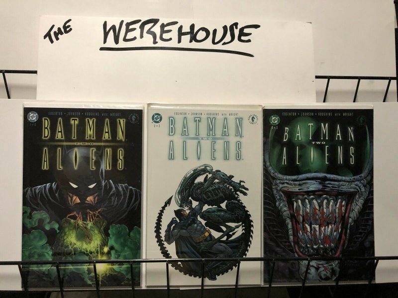 BATMAN ALIENS TWO (2003) 1-3 Together Again!! BAGGED/ BOARDED Dark Horse/DC