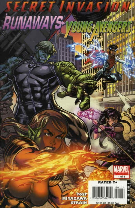 Secret Invasion: Runaways/Young Avengers #1 FN; Marvel | save on shipping - deta