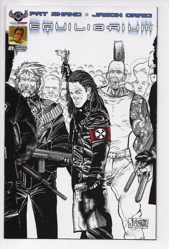 Equilibrium #1 1:3 B&W RI Variant (AMP, 2016) VF/NM