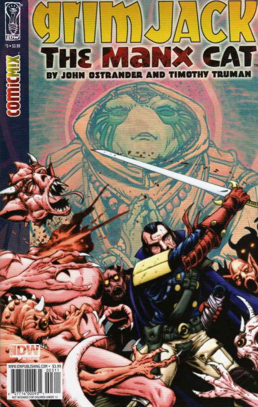 Grimjack: The Manx Cat #3 VF/NM IDW - save on shipping - details inside