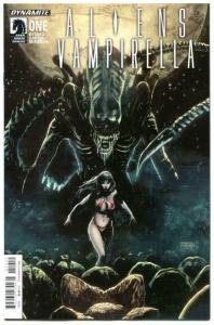 ALIENS VAMPIRELLA #1, NM, Vampire, 2015, more Horror in store