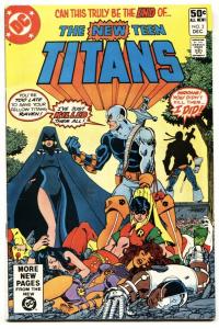NEW TEEN TITANS #2- comic book-First DEATHSTROKE-1980- DC