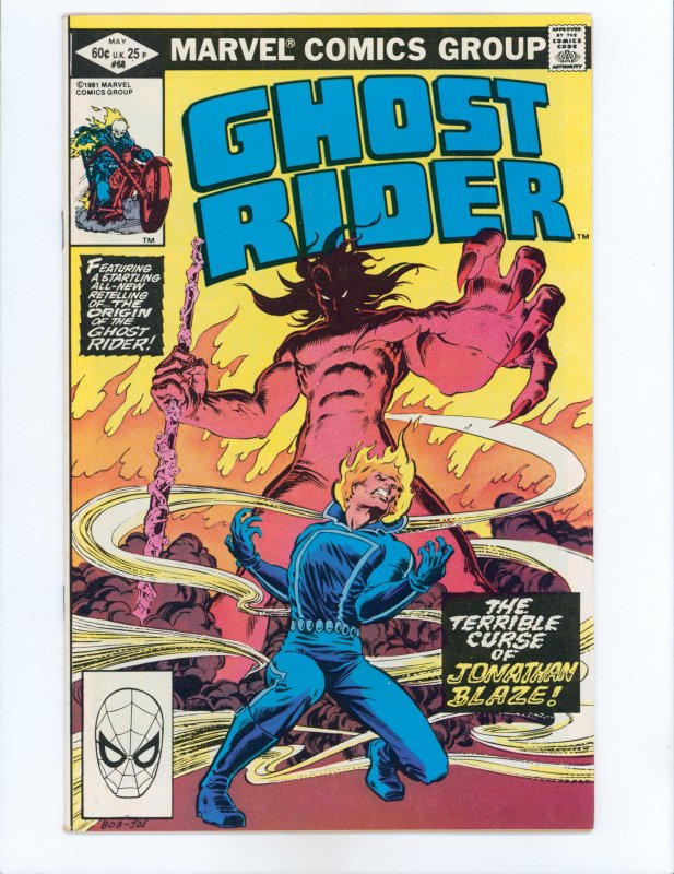 Ghost Rider 68 Origin of Ghost Rider, Johnny Blaze