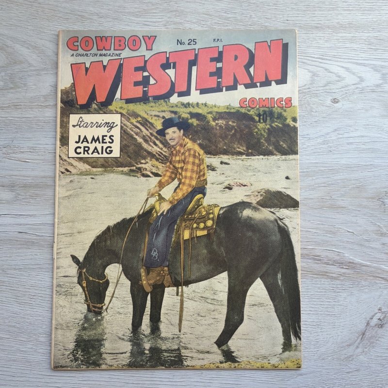 Cowboy Western #25 1949 Charlton Fine