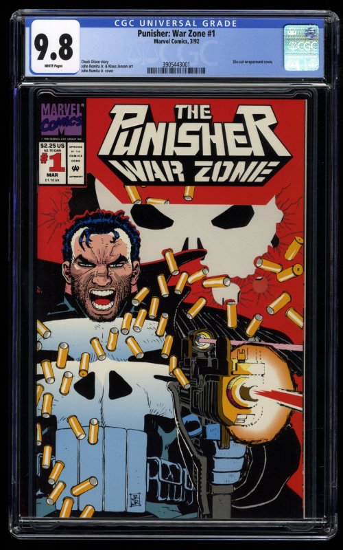 The Punisher: War Zone #1 CGC NM/M 9.8 White Pages