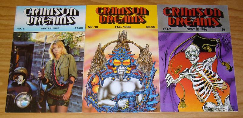 Crimson Dreams #1-11 VF/NM complete series - anthology - 1984 set lot