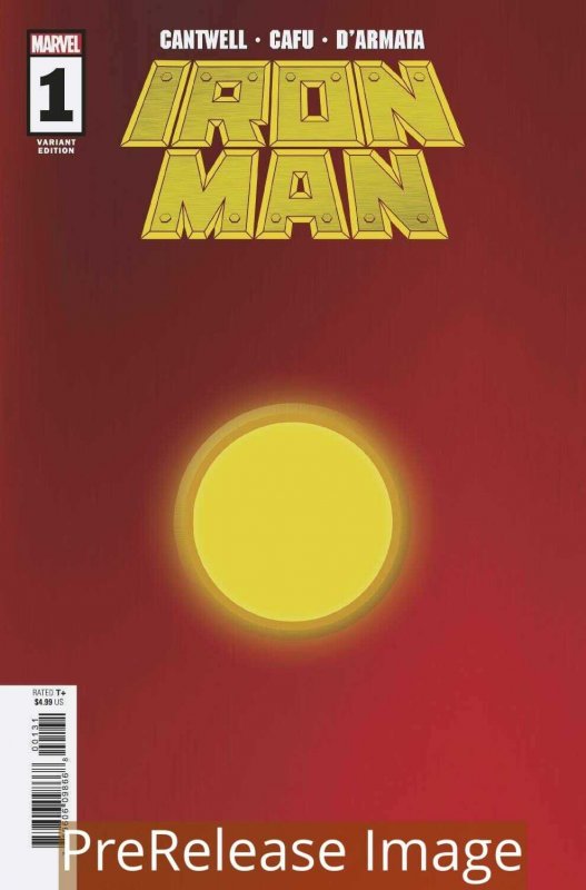 IRON MAN (2020 MARVEL) #1 VARIANT 1:200 RED GOLD PRESALE-09/16