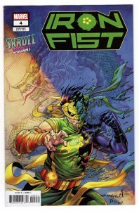 IRON FIST #4 (OF 5) DAVILA SKRULL VARIANT