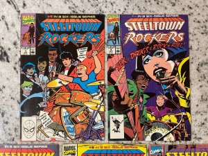 Lot Of 5 Steeltown Rockers Marvel Comic Books #1 2 3 4 5 Avengers Hulk Thor J971