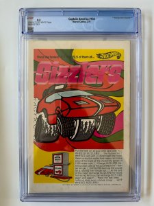 Captain America 134 CGC 8.5 - 1st Captain America Falcon Logo, Stone-Face (1971)