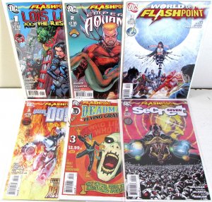 Flashpoint Lot 6 #Lois Lane 1, Aquaman 2, World 3, Doom 3, Flying 3, Secret 2