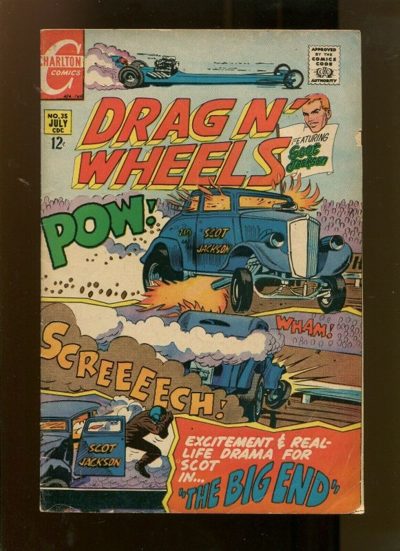 DRAG N WHEELS #35 (4.0) SECOND TO ALL 1969 