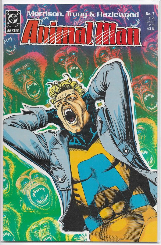 Animal Man (vol. 1, 1988) # 2 FN Morrison/Truog, Bolland cover