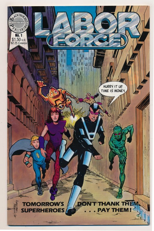 Labor Force (1986) #1-8 VF/NM Complete series