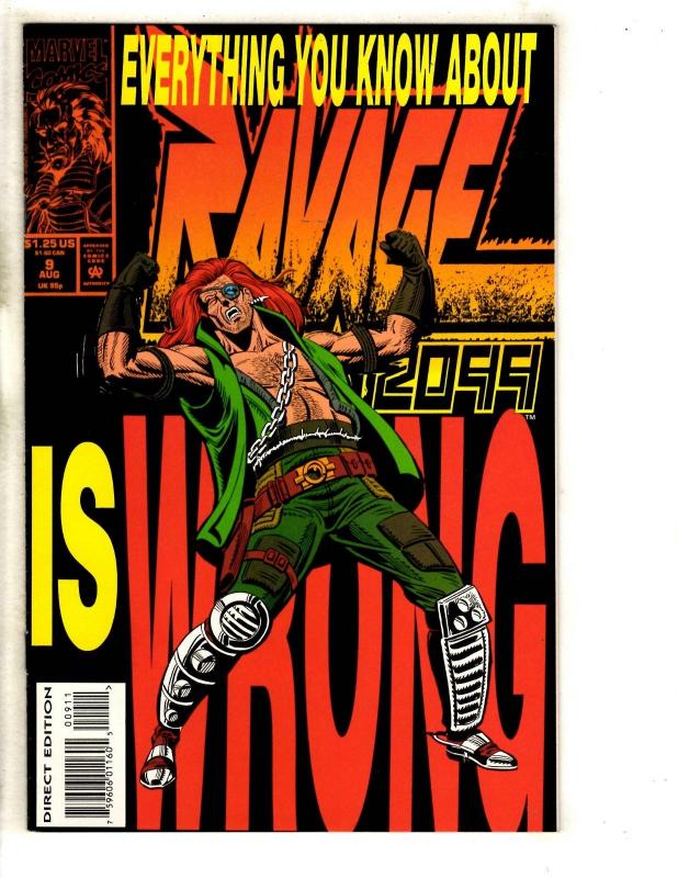 Lot Of 11 Ravage 2099 Marvel Comic Books # 1 2 3 4 5 6 7 (2) 8 9 10 DB11