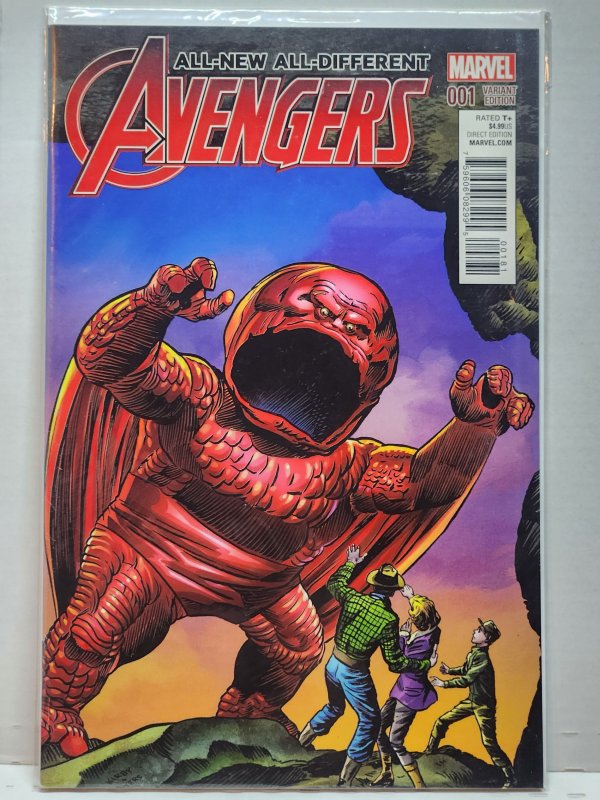 All-New, All-Different Avengers #1 Incentive Jack Kirby Monster Variant (2016)