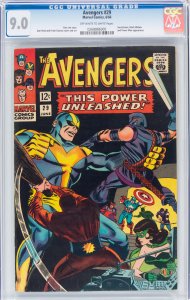 Avengers #29 CGC Graded 9.0 Swordsman, Black Widow and Power Man appearance. 