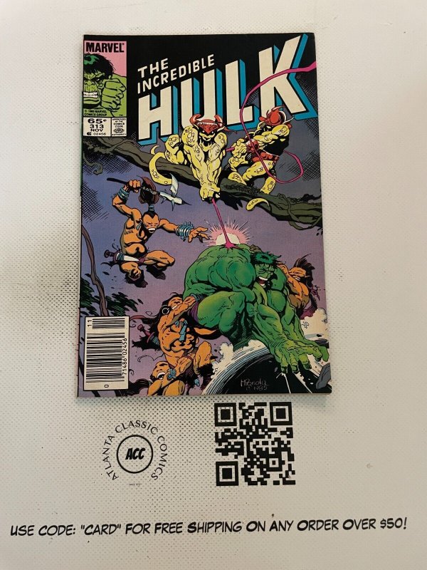 Incredible Hulk # 313 VF Marvel Comic Book Thor Iron Man Avengers X-Men 10 J221