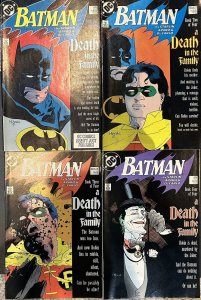 (1988) BATMAN DEATH IN THE FAMILY #426 427 428 DEATH OF JASON TODD ROBIN 429 SET