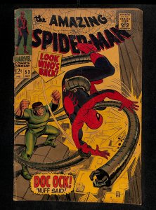 Amazing Spider-Man #53 GD- 1.8 Doctor Octopus!