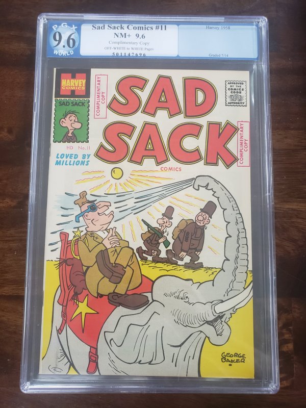 Sad Sack Comics 11 PGX 9.6 Complimentary US Armed Forces Copy