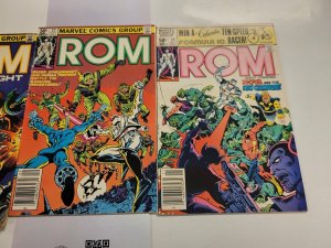 3 Marvel Comic Books ROM Spaceknight #2 22 24 38 SM3