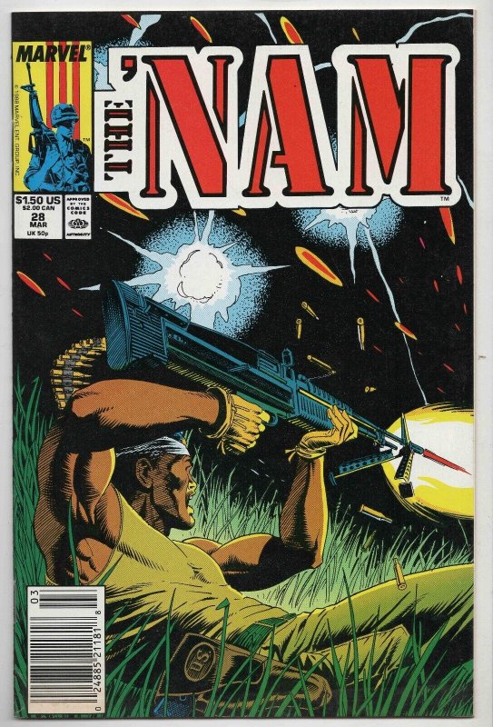 The Nam #28 VINTAGE 1989 Marvel Comics