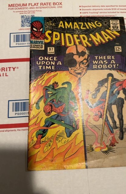 THE AMAZING SPIDER-MAN #37 (1966)?1ST APPEARANCE NORMAN OSBORNE ?