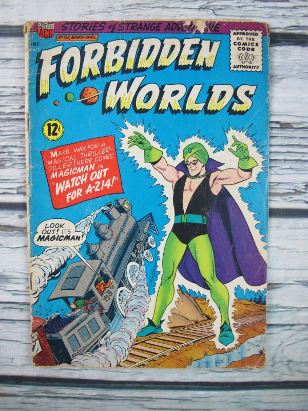 Forbidden Worlds #126 1965 ACG Silver Age Comic VG- 12 cent cover Magicman