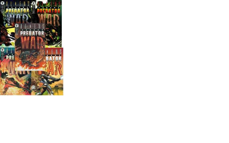 ALIENS VS PREDATOR: WAR (1995 DH) 0-4  COMPLETE!