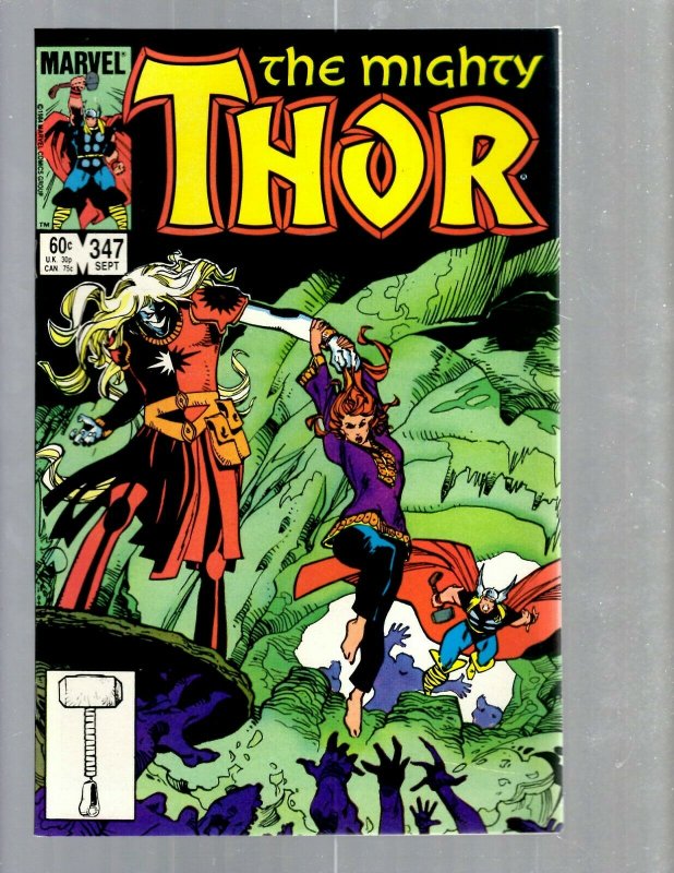 11 Thor Marvel Comic Books #310 335 340 341 342 343 345 346 347 348 349 GK39